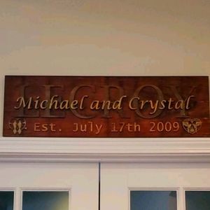 Anniversary sign